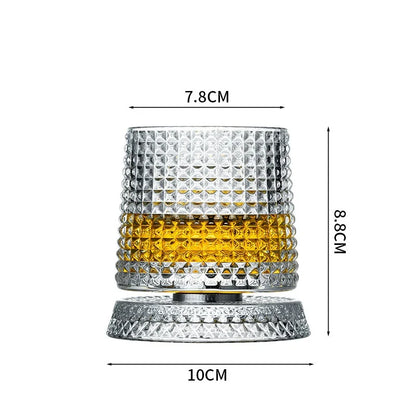 Rotating Whiskey Glasses
