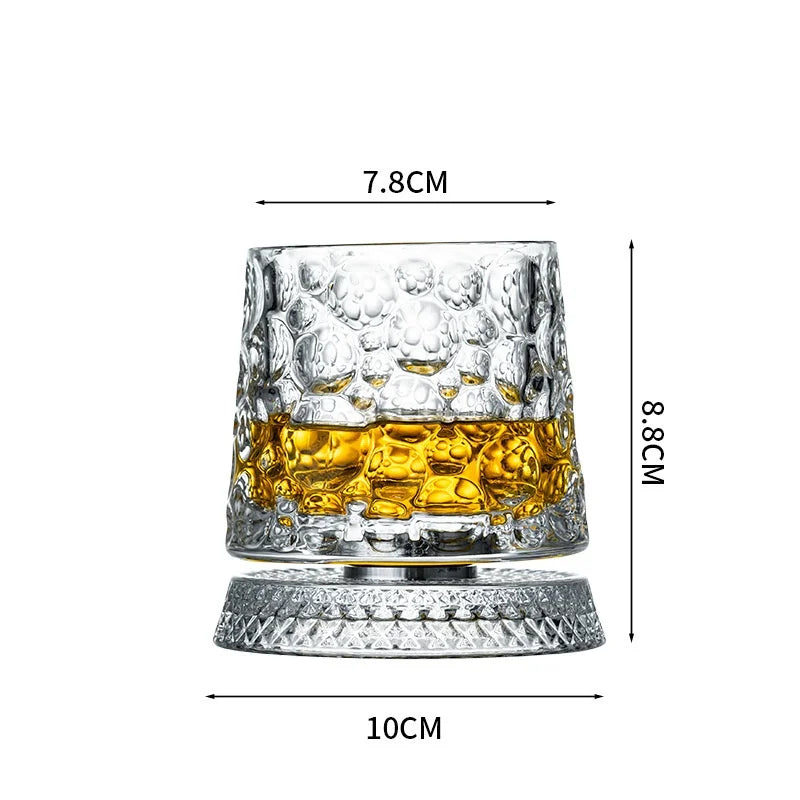 Rotating Whiskey Glasses