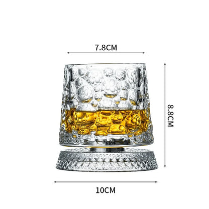 Rotating Whiskey Glasses