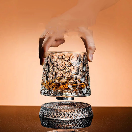 Rotating Whiskey Glasses