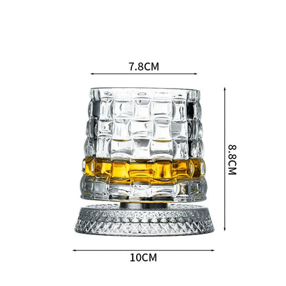 Rotating Whiskey Glasses