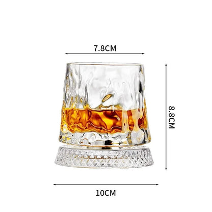 Rotating Whiskey Glasses