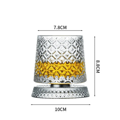 Rotating Whiskey Glasses