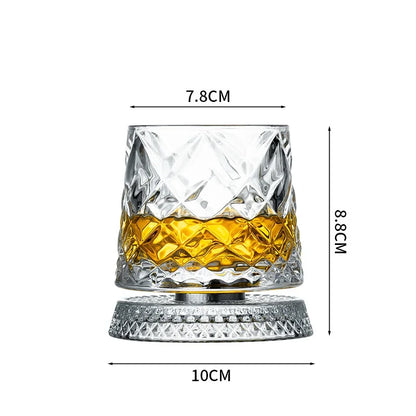 Rotating Whiskey Glasses